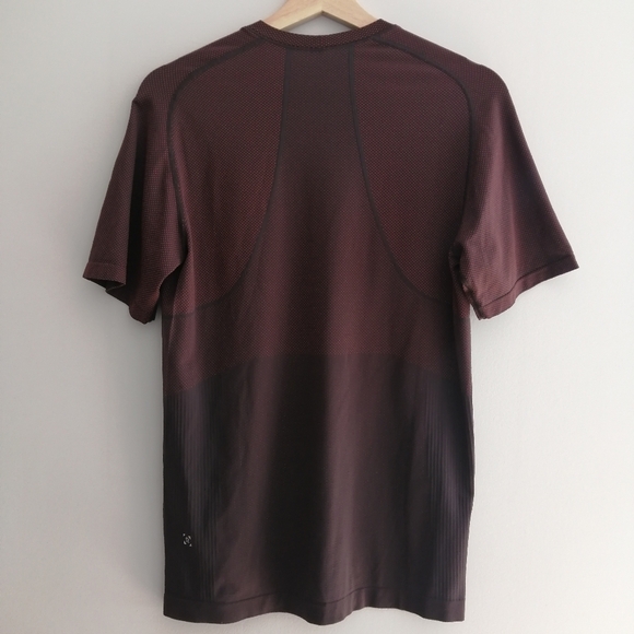 Lululemon Men's Metal Vent Tech Short Sleeve 2.0 in Magma Sequoia Ombre Small - Picture 4 of 16